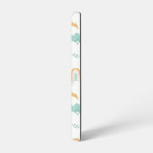 おもしろいレインボー&レインクラウドパターン SAMSUNG GALAXYケース (左側面)