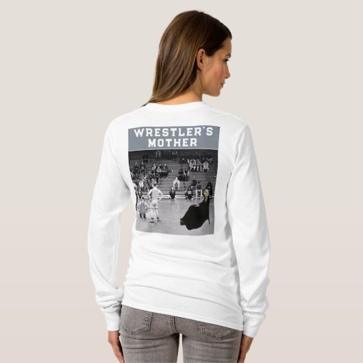 おもしろいレスリング Tシャツ (裏面フル)