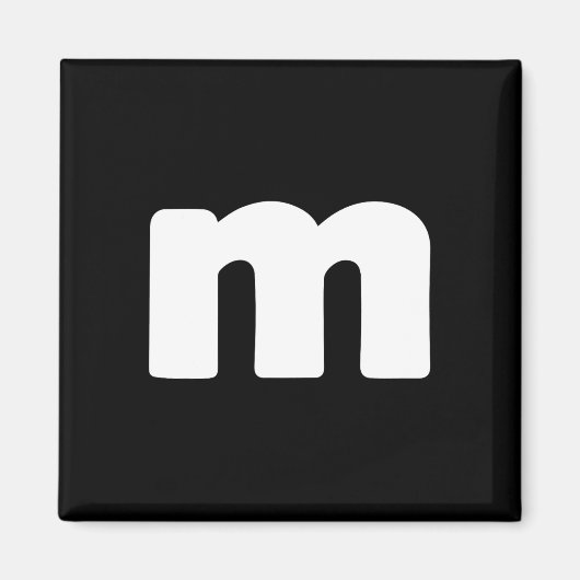 おもしろいレターMグループハロウィンチームグループコスチューム マグネット (正面)