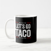 おもしろいレッツゴーTaco 22 コーヒーマグカップ (左)