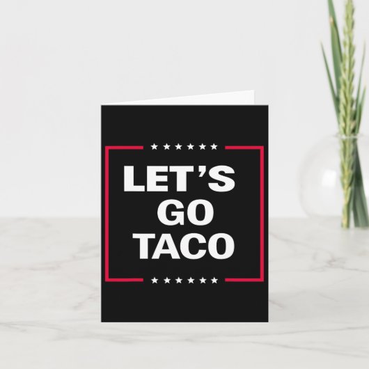おもしろいレッツゴーTaco 27 カード (正面)