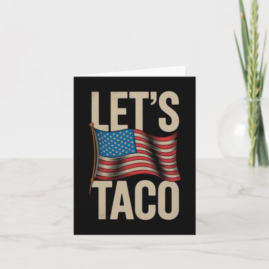 おもしろいレッツゴーTaco 42 カード (正面)