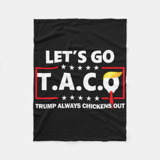 おもしろいレッツゴーTaco 49 フリースブランケット