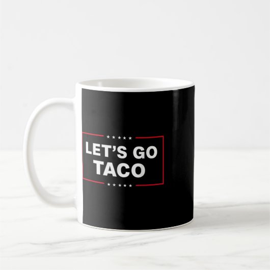 おもしろいレッツゴーTaco 57 コーヒーマグカップ (左)