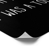 おもしろいレットIディドン秋リリーナことわざギフトティー ポスター (角)