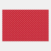 おもしろいレッドクリスマスミックス ラッピングペーパーシート (正面3)