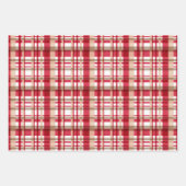 おもしろいレッドクリスマスミックス ラッピングペーパーシート (正面2)