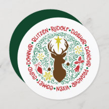 おもしろいレッドスクリプトサンタトナカイ名クリスマス