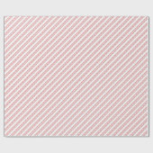 おもしろいレッド&ホワイトキャンディ缶ストライプフェスティバルクリスマス ラッピングペーパー (フラット)