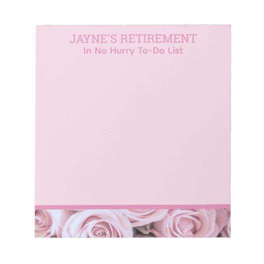 おもしろいレティリーの贈り物!かわいい ノートパッド (正面)