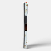 おもしろいレトロお洒落ポップコーンカウレッドストライプズ Case-Mate iPhoneケース (裏面 / 右)