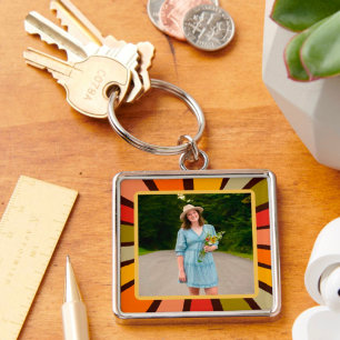 おもしろいレトロかわいらしモダンインスピレーションKeychain キーホルダー