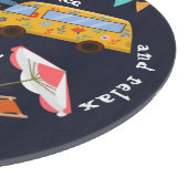 おもしろいレトロなキャンプ場。編集可能な語句 カッティングボード (角)