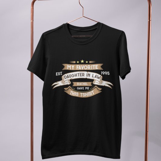 おもしろいレトロなヴィンテージの父と母が私にくれたこれ Tシャツ