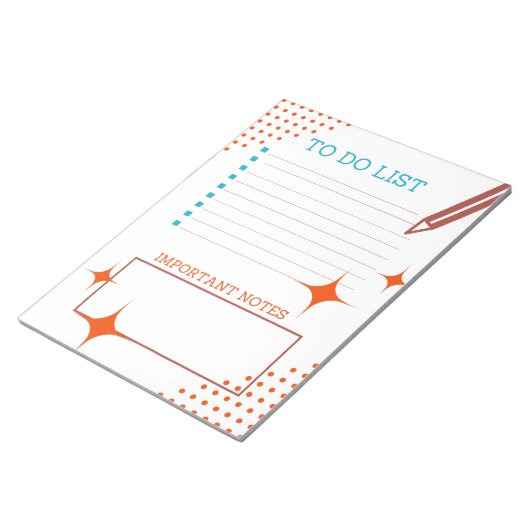 おもしろいレトロのデザイン一覧；箇条書き、箇条書き ノートパッド (アングル)