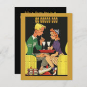 おもしろいレトロのブース記念招待状 招待状 (正面/裏面)