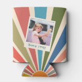 おもしろいレトロカスタム40th誕生日ヴィンテージ写真 缶クーラー (裏面)