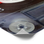 おもしろいレトロカセットテープ ポスター (角)