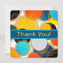 おもしろいレトロカラフル幾何学抽象芸術