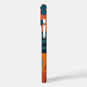 おもしろいレトロガーデンコラージュ模様モチーフ Case-Mate iPhoneケース (裏面 / 左)