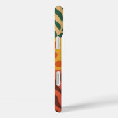 おもしろいレトロガーデンコラージュ模様モチーフ Case-Mate iPhoneケース (裏面 / 右)