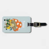 おもしろいレトロキノコ ラゲッジタグ (正面横)