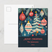 おもしろいレトロクリスマスツリーオーナメント