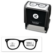 おもしろいレトログラス名前をカスタムするexライブラリ セルフインキングスタンプ (インサイチュ)