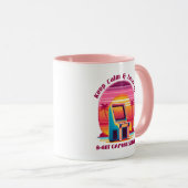 おもしろいレトロゲーム80sアーケード8ビットゲーマーユーモア マグカップ (正面右)