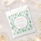 おもしろいレトロサボテン吸汁性フローラベビーシャワー フェイバーバッグ (クリップ留めされた状態)