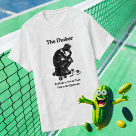 おもしろいレトロザディンカーピックボールパドルTシャツ Tシャツ