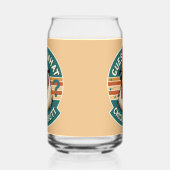 おもしろいレトロチキンお尻ジョークデザイン ガラス缶 (右)