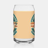 おもしろいレトロチキンお尻ジョークデザイン ガラス缶 (左)