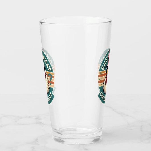 おもしろいレトロチキンお尻ジョークデザイン タンブラーグラス (右)