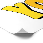 おもしろいレトロドーナツやる気を起こさせる引用文 ポスター (角)