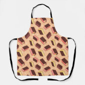 おもしろいレトロナポリタンアイスクリームサンドイッチパターン エプロン (正面)