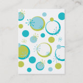 おもしろいレトロパターン 名刺 (裏面)