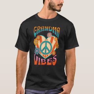 おもしろいレトロヒッパイソウルスタイルおばあちゃんビーブグランマ Tシャツ