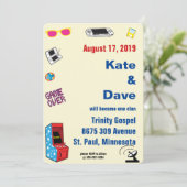 おもしろいレトロビデオゲーマー🎮💍結婚's 招待状 (スタンド正面)