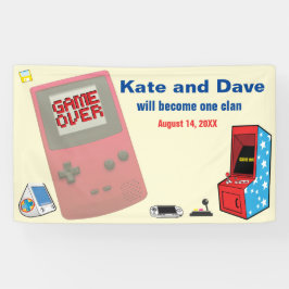 おもしろいレトロビデオゲーマー🎮結婚's 横断幕