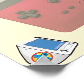 おもしろいレトロビデオゲーマー🎮 50誕生日 ポスター (角)