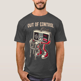 おもしろいレトロビデオゲームアート ゲーミングee 男性 少年たち gi tシャツ