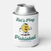 おもしろいレトロピックボール漫画マスコットパーソナライズされた 缶クーラー (缶正面)