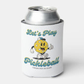 おもしろいレトロピックボール漫画マスコットパーソナライズされた 缶クーラー (缶正面)