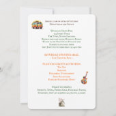 おもしろいレトロファミリーギャザリング懇親会ウィークエンド 招待状 (裏面)