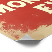 おもしろいレトロモンキービアアート – モンキービジネスを創る ポスター (角)