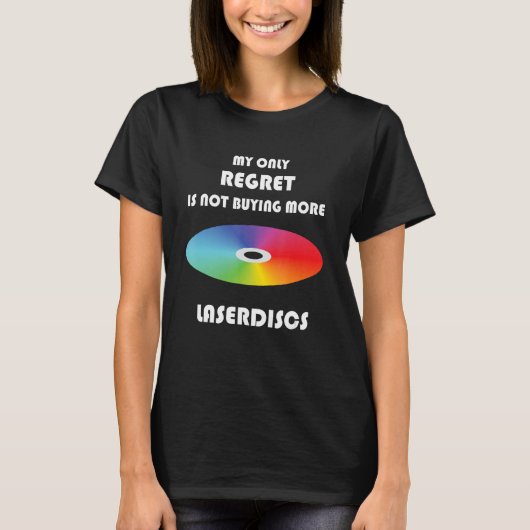 おもしろいレトロレーザーディスク1 Tシャツ (正面)