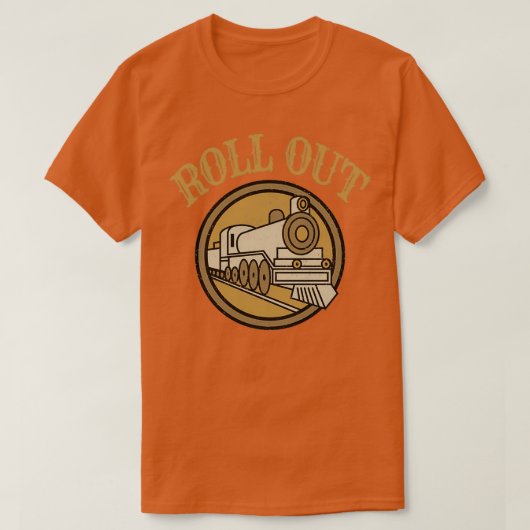 おもしろいレトロヴィンテージ鉄道技術者9 Tシャツ (デザイン正面)
