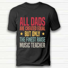 おもしろいレトロヴィンテージ音楽先生ブラック Tシャツ