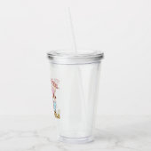 おもしろいレトロ全部で感じよい感じ アクリルタンブラー (左)